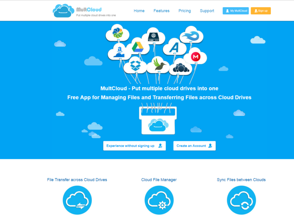 MultCloud 4.x Review: Combines Multiple Cloud Drives into One